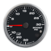 Picture of 3-3/8" Boost/Vac Gauge | 30 inHg to 30 PSI | Warning Light