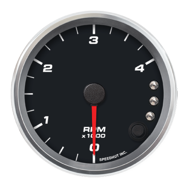 Picture of 3-3/8" Diesel Shift Light Tachometer | 4K RPM