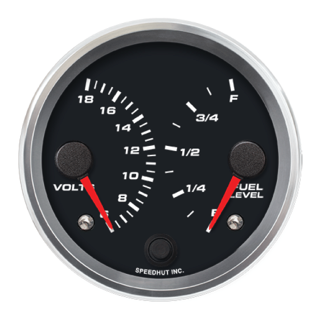 Picture of 3-3/8" Dual Gauge | Volt + Fuel Level