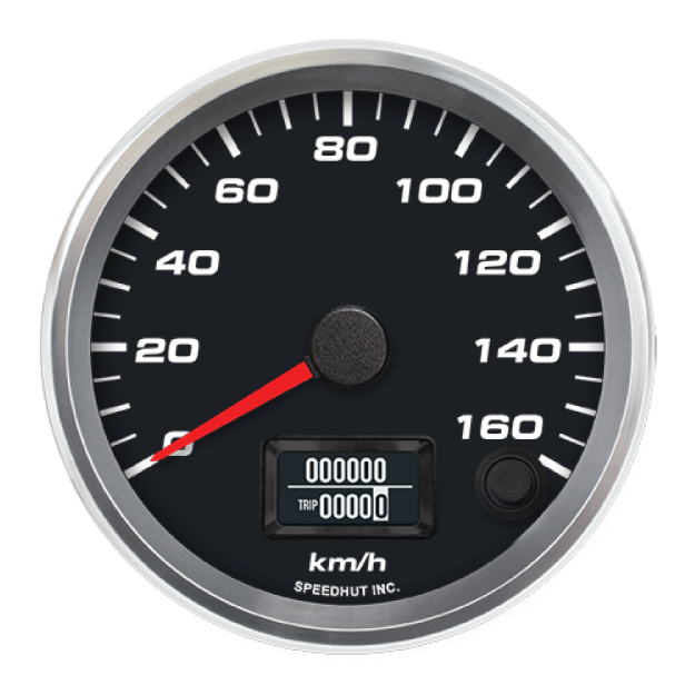 Picture of 3-3/8" GPS Speedometer | 160 km/h (Metric)