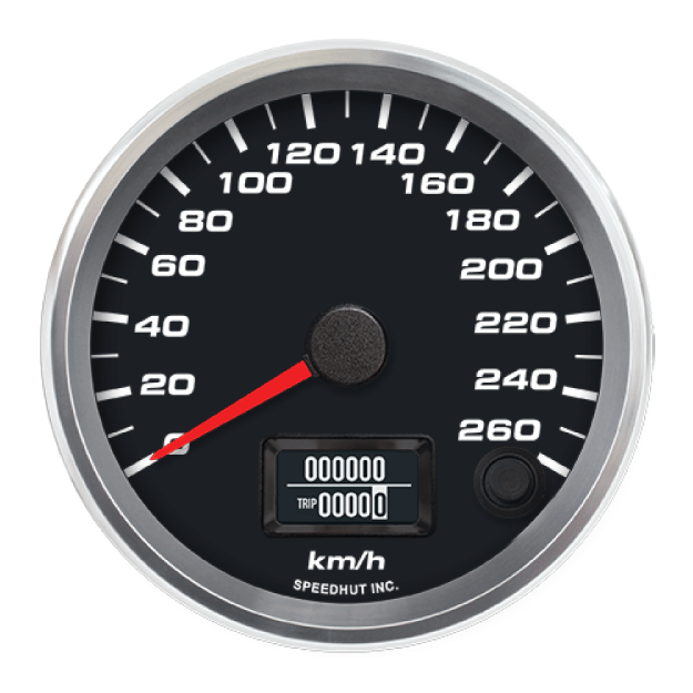 Picture of 3-3/8" GPS Speedometer | 260 km/h (Metric)