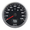 Picture of 3-3/8" GPS Speedometer + TS/HB | 100 km/h (Metric)