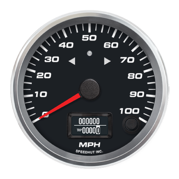 Picture of 3-3/8" GPS Speedometer + TS/HB | 100 MPH