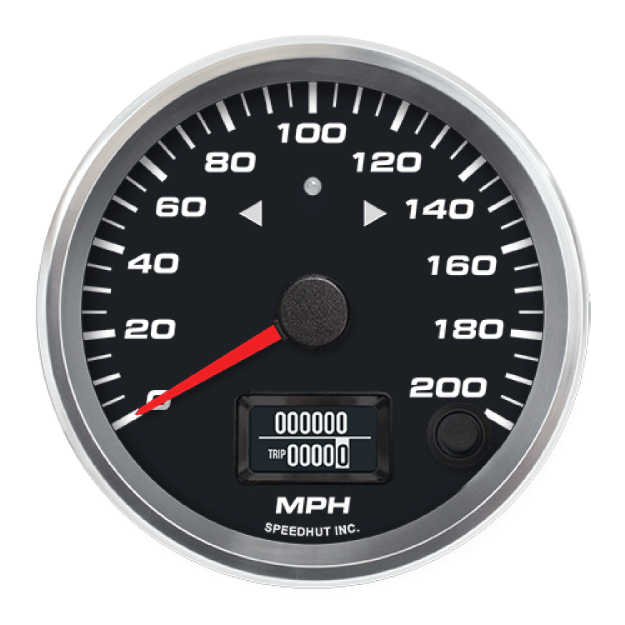 Picture of 3-3/8" GPS Speedometer + TS/HB | 200 MPH