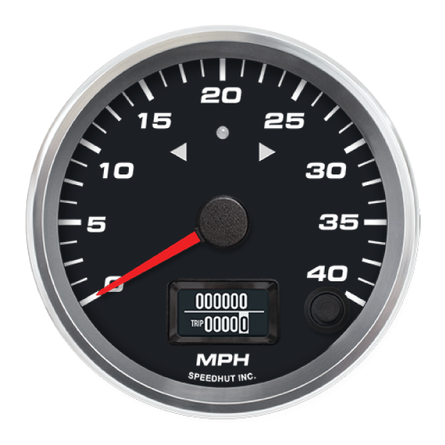 Picture of 3-3/8" GPS Speedometer + TS/HB | 40 MPH