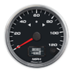 Picture of 3-3/8" Programmable Speedometer + TS/HB | 120 MPH