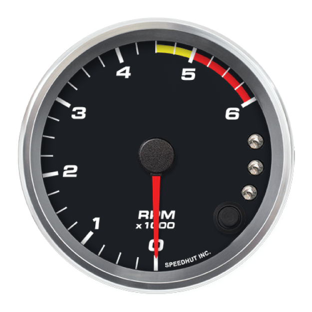 Picture of 3-3/8" Shift Light Tachometer | 6K RPM