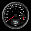 Picture of 4" Dual GPS Speedometer + Fuel Level + TS/HB | 80 MPH / E-F