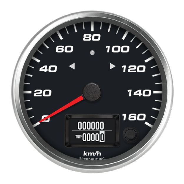 Picture of 4" GPS Speedometer + TS/HB | 160 km/h (Metric)