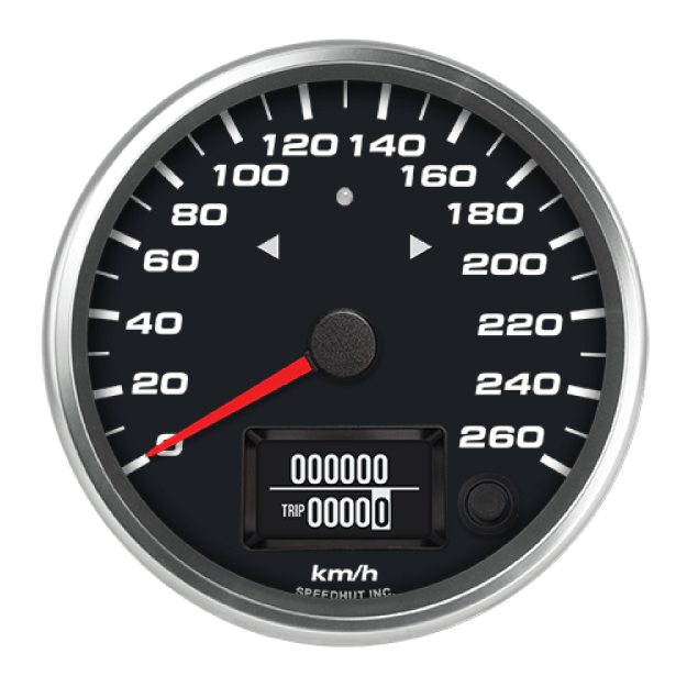 Picture of 4" GPS Speedometer + TS/HB | 260 km/h (Metric)