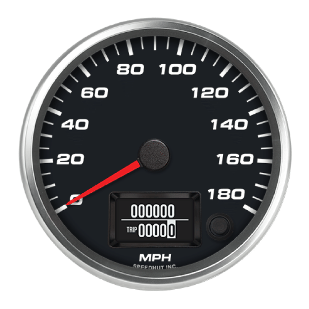 Picture of 4" Programmable Speedometer | 180 MPH