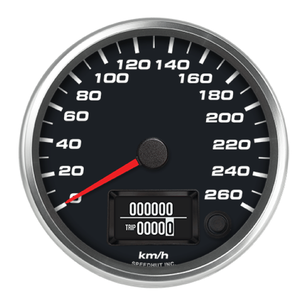 Picture of 4" Programmable Speedometer | 260 km/h