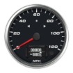 Picture of 4" Programmable Speedometer + TS/HB | 120 MPH