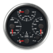 Picture of 4" Quad Gauge | Oil Temp + Volts + Oil Pressure + Fuel Level