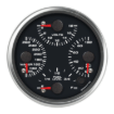 Picture of 4" Quad Gauge | 4-in-1 Water Temp + Oil Pressure + Volt + Fuel Level