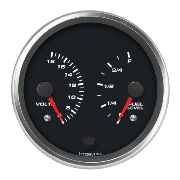 Picture of 4-1/2" Dual Gauge | Volt + Fuel Level