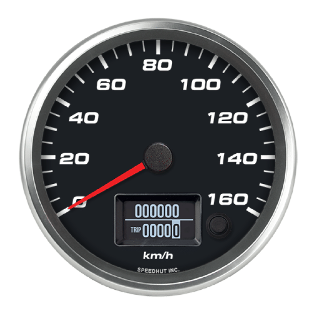 Picture of 4-1/2" GPS Speedometer | 160 km/h (Metric)