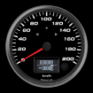 Picture of 4-1/2" GPS Speedometer + TS/HB | 200 km/h (Metric)