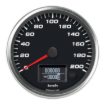 Picture of 4-1/2" Programmable Speedometer | 200 km/h (Metric)