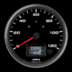 Picture of 4-1/2" Programmable Speedometer + TS/HB | 120 MPH