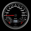 Picture of 4-1/2" Triple Gauge | Speedometer + Fuel Level + Water Temp | 200 km/h