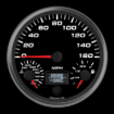 Picture of 4-1/2" Triple Gauge | Speedometer + Fuel Level + Water Temp | 160 MPH