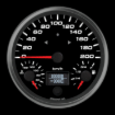Picture of 4-1/2" Triple Gauge + TS/HB | Speedometer + Fuel Level + Oil Temp | 200 km/h