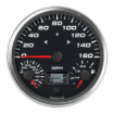 Picture of 4-1/2" Triple Gauge + TS/HB | Speedometer + Fuel Level + Water Temp | 160 MPH