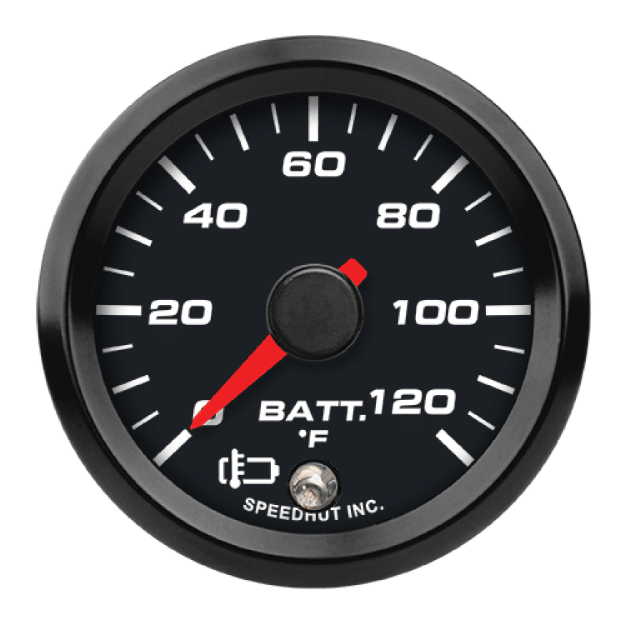 Picture of 2-1/16" EV CAN-Bus Battery Temp Gauge | 0-120F with Warning | Orion / Thunderstruck / Zero EV