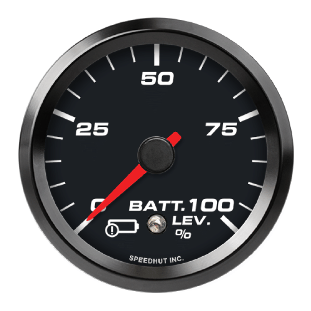 Picture of 2-5/8" EV CAN-Bus Battery Level Gauge | 0-100% SOC with Warning | Orion / Thunderstruck / Zero EV