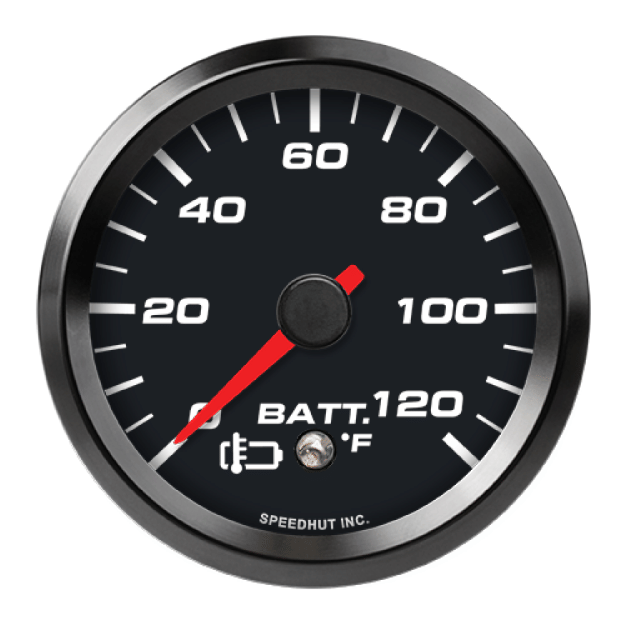 Picture of 2-5/8" EV CAN-Bus Battery Temp Gauge | 0-120F with Warning | Orion / Thunderstruck / Zero EV