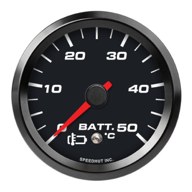 Picture of 2-5/8" EV CAN-Bus Battery Temp Gauge | 0-50C with Warning | Orion / Thunderstruck / Zero EV