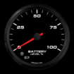 Picture of 3-3/8" EV CAN-Bus Battery Level Gauge | 0-100% SOC with Warning | Orion / Thunderstruck / Zero EV