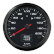 Picture of 3-3/8" EV CAN-Bus Speedometer + TS/HB  | 200 km/h | Orion / Thunderstruck