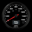 Picture of 3-3/8" EV CAN-Bus Speedometer + TS/HB  | 160 MPH | Orion / Thunderstruck