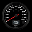 Picture of 3-3/8" EV CAN-Bus Speedometer + TS/HB | 120 MPH | Orion / Thunderstruck