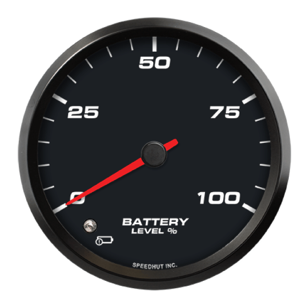 Picture of 4" EV CAN-Bus Battery Level Gauge | 0-100% SOC with Warning | Orion / Thunderstruck / Zero EV