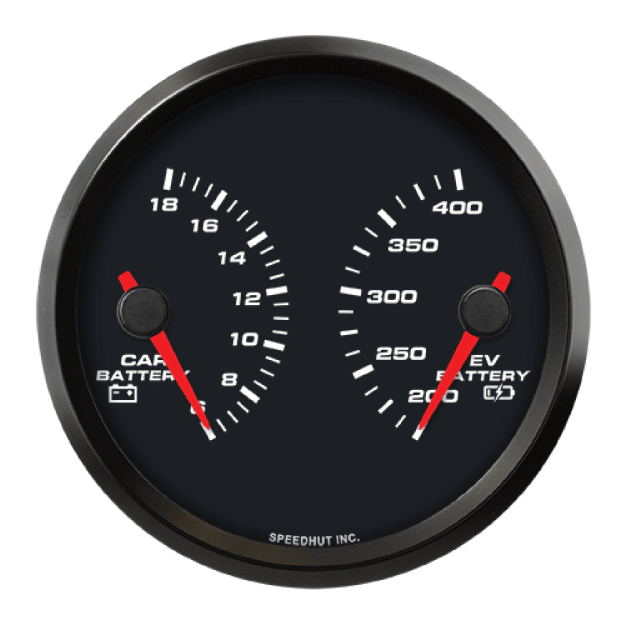 Picture of 4" EV CAN-Bus Dual Gauge | Car Battery + EV Battery | Orion / Thunderstruck / Zero EV