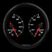 Picture of 4" EV CAN-Bus Dual Gauge | Battery Temp 0-50C + Motor Temp 0-80C with Warnings | Orion / Thunderstruck / Zero EV