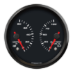 Picture of 4" EV CAN-Bus Dual Gauge | Motor Temp 0-80C + Battery Level 0-100% with Warnings | Orion / Thunderstruck / Zero EV