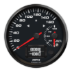 Picture of 4" EV CAN-Bus Dual Speedometer + Battery Level Gauge + TS/HB | 160 MPH with Warning | Orion / Thunderstruck