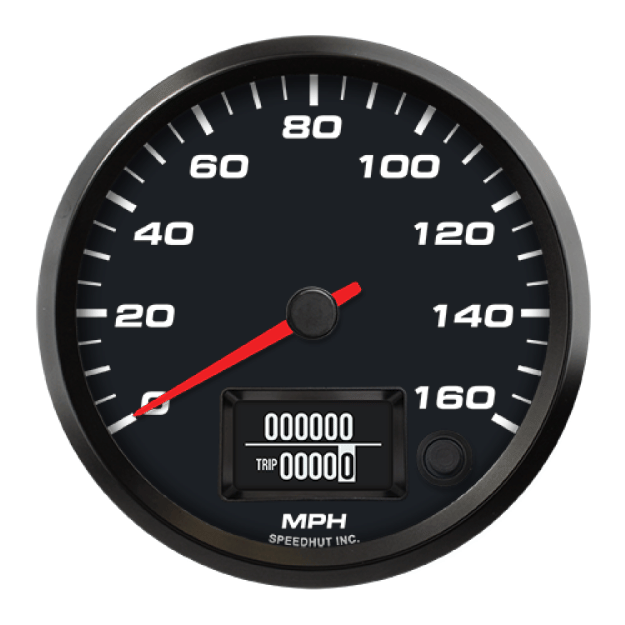 Picture of 4" EV CAN-Bus Speedometer | 160 MPH | Orion / Thunderstruck / Zero EV
