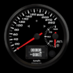 Picture of 4" EV CAN-Bus Dual Speedometer + Battery Level Gauge + TS/HB | 260 km/h with Warning | Orion / Thunderstruck