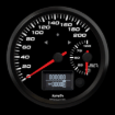 Picture of 4" EV CAN-Bus Dual Speedometer + Battery Level Gauge + TS/HB | 200 km/h with Warning | Orion / Thunderstruck