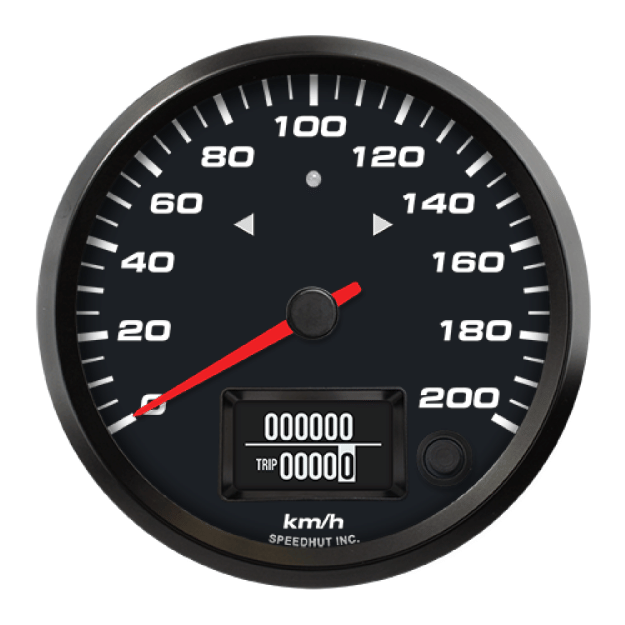 Picture of 4" EV CAN-Bus Speedometer + TS/HB | 200 km/h | Orion / Thunderstruck