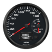 Picture of 4-1/2" EV CAN-Bus Dual Speedometer + Battery Level Gauge | 160 MPH with Warning | Orion / Thunderstruck / Zero EV