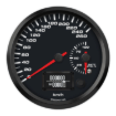 Picture of 4-1/2" EV CAN-Bus Dual Speedometer + Battery Level Gauge | 260 km/h with Warning | Orion / Thunderstruck / Zero EV