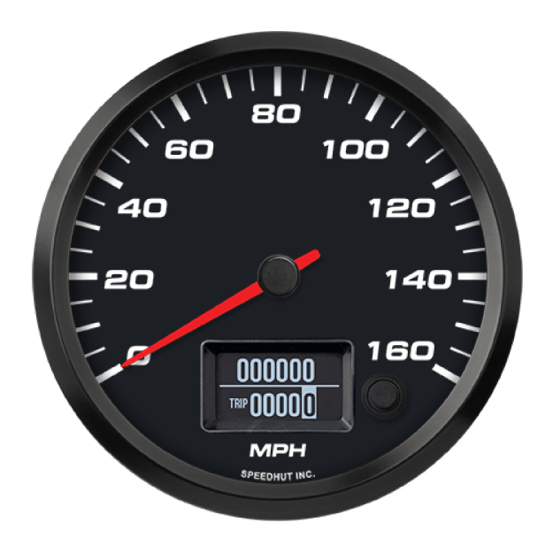 Picture of 4-1/2" EV CAN-Bus Speedometer | 160 MPH | Orion / Thunderstruck / Zero EV