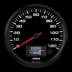 Picture of 4-1/2" EV CAN-Bus Speedometer | 120 MPH | Orion / Thunderstruck / Zero EV
