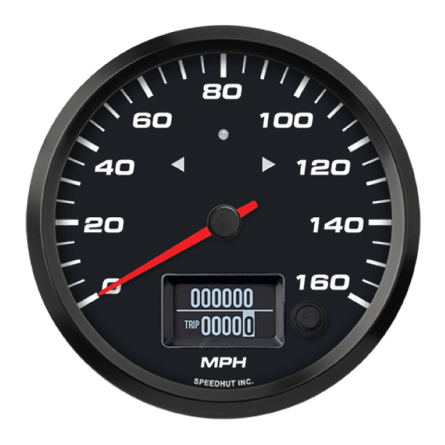 Picture of 4-1/2" EV CAN-Bus Speedometer + TS/HB | 160 MPH | Orion / Thunderstruck